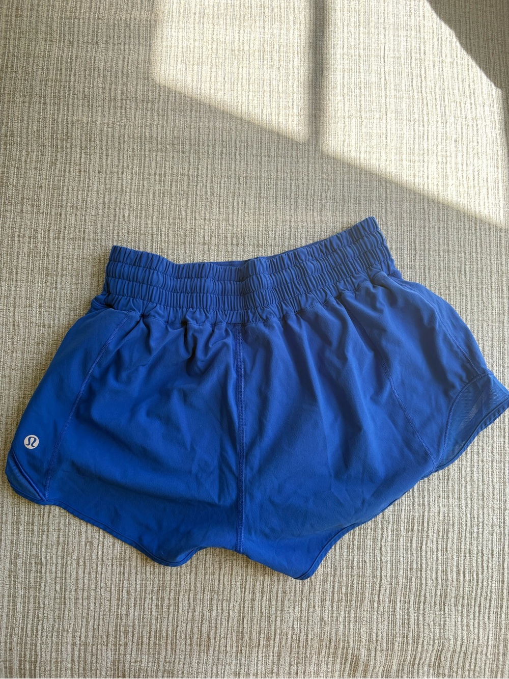 lululemon athletica cobalt blue athletic shorts